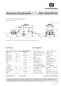 BSA 14000 SHP D5 Data Sheet EN
